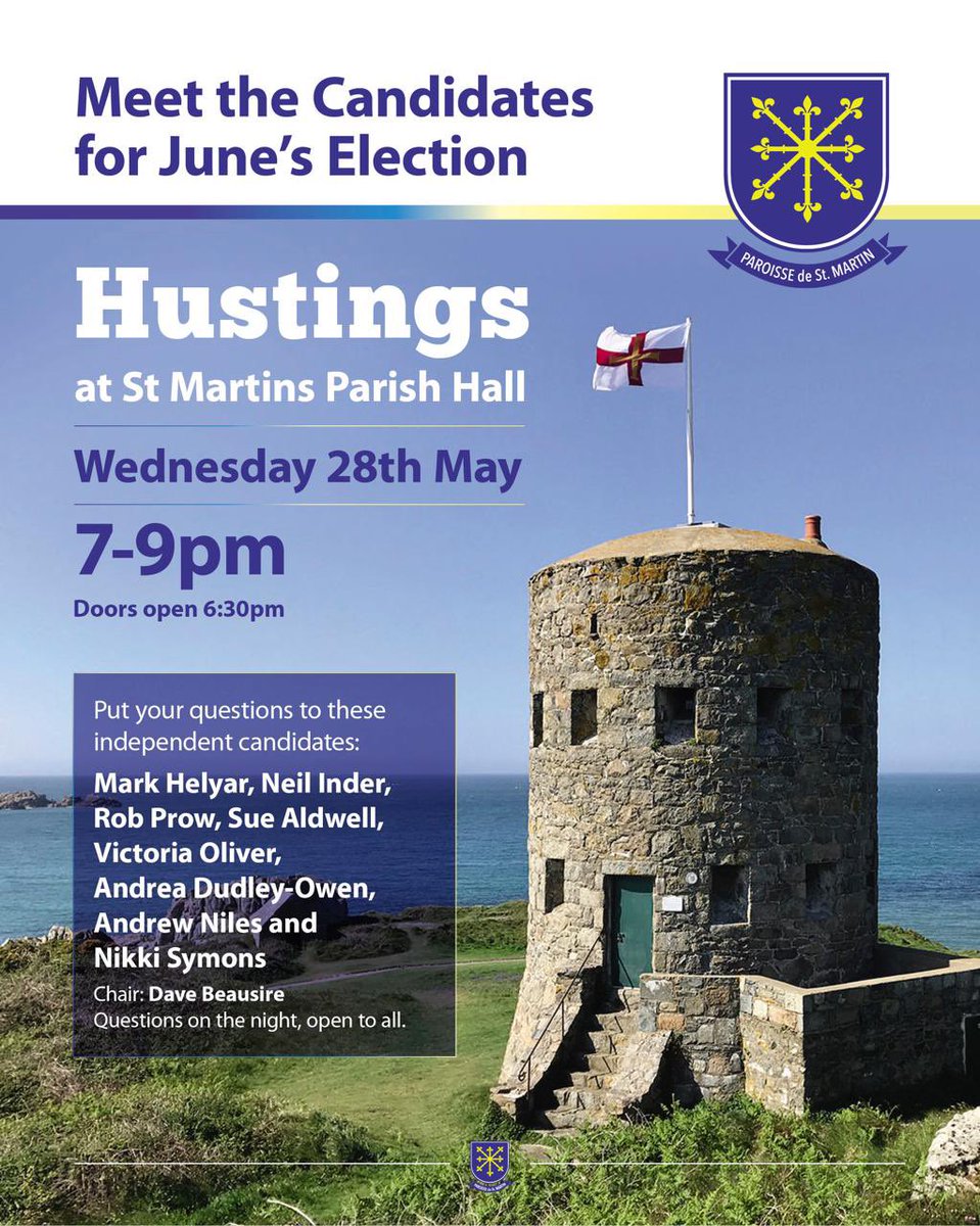 An opportunity on 28th May for Candidates to answer your questions