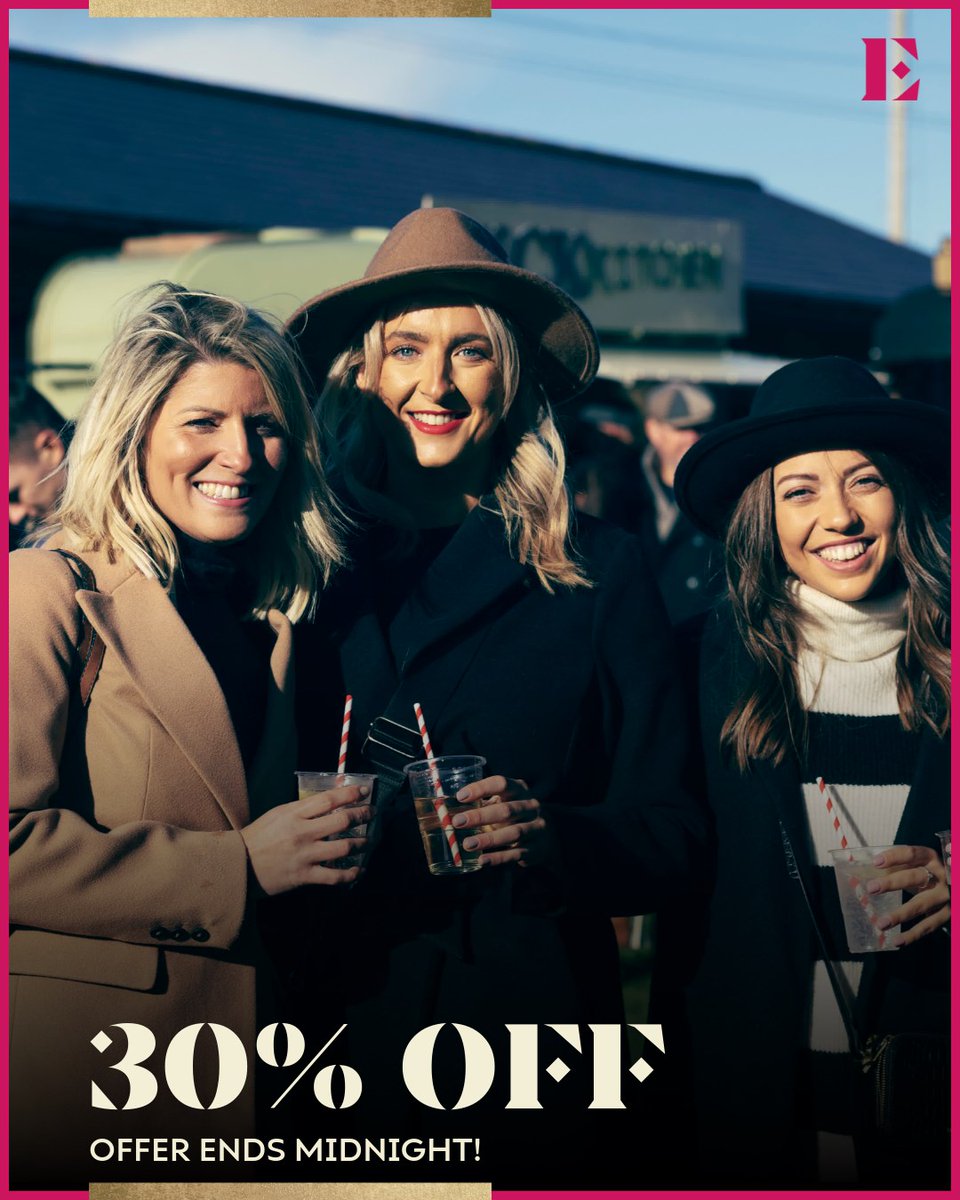 Exeter Racecourse (@exeterraces) on Twitter photo β³ππππ'π πππππππ πππ!β³
Secure 30% off Haldon Gold Cup Day tickets before midnight tonight! ππ₯
Book now and be part of the action!
*π΅πππ ππππππ ππππππβπ‘, πβπ’ππ πππ¦ π£π§ πππ¦
#HaldonGoldCup #RacingStyle #30Off #DevonEvents β³ππππ'π πππππππ πππ!β³
Secure 30% off Haldon Gold Cup Day tickets before midnight tonight! ππ₯
Book now and be part of the action!
*π΅πππ ππππππ ππππππβπ‘, πβπ’ππ πππ¦ π£π§ πππ¦
#HaldonGoldCup #RacingStyle #30Off #DevonEvents