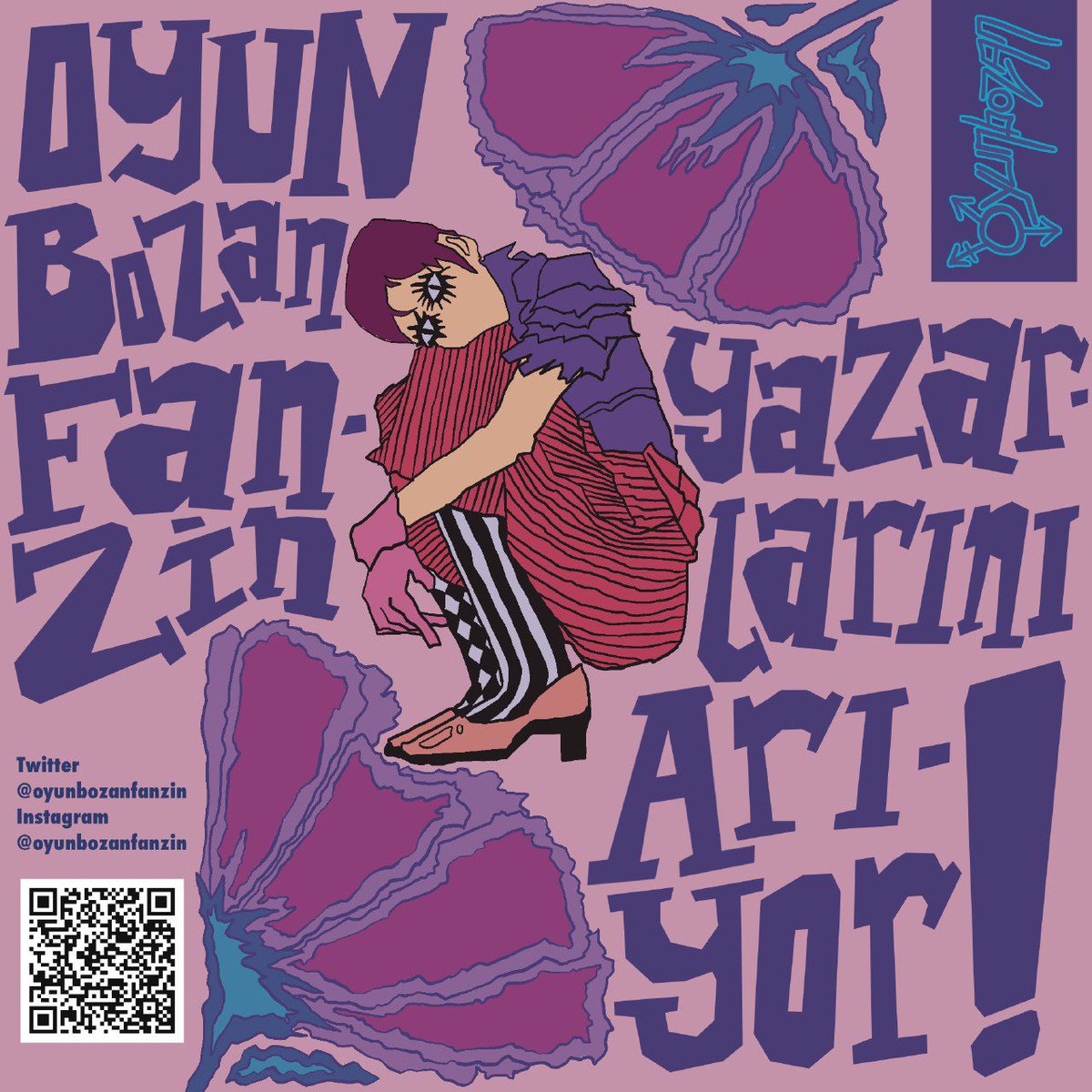 ⚧️ Oyunbozan Fanzin yazar ve çizerlerini arıyor! 🏳️‍⚧️🏳️‍🌈

Kadınlar ve LGBTİQ+lar olarak alanlarda, kampüslerimizde kuir feminist mücadelemizi yaşattık; yaşatmaya devam ediyoruz.

Sen de kuir feminist sanatını eylemek, sözünü üretmek için bizimle iletişime geç!