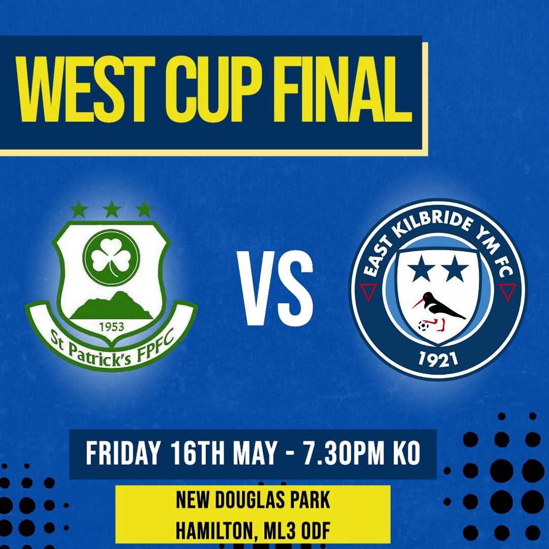 Good luck to <a href="/EKYM_FC/">East Kilbride YM FC</a> in their massive final on Friday night - best of luck!! 🏆