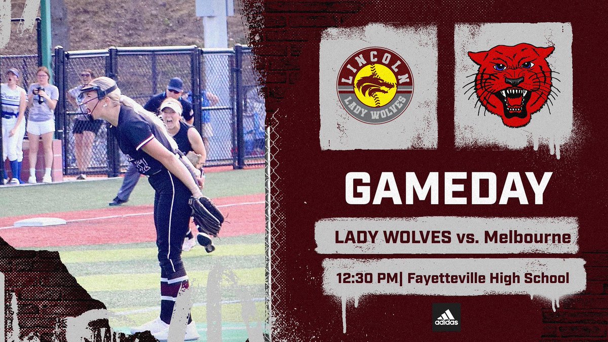 LincolnWolvesSB's tweet image. 🥎 Game Day
🎟 State Tournament 
🆚 Melbourne High School
📍 Fayetteville High School Softball Field 
⌚️ 12:30 PM First Pitch

This is what we’ve worked all season for! Send off is at 10:00 AM! Come out and support! #goladywolves