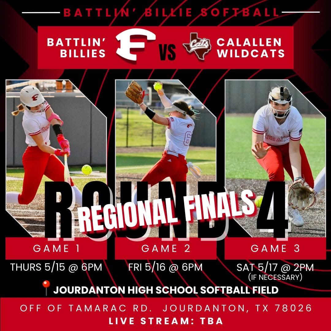 Battlin’ Billie fans, we need you!   Let's pack the stands this series and bring the noise!  #OwnIt <a href="/billiesports/">Fredericksburg Athletics</a>