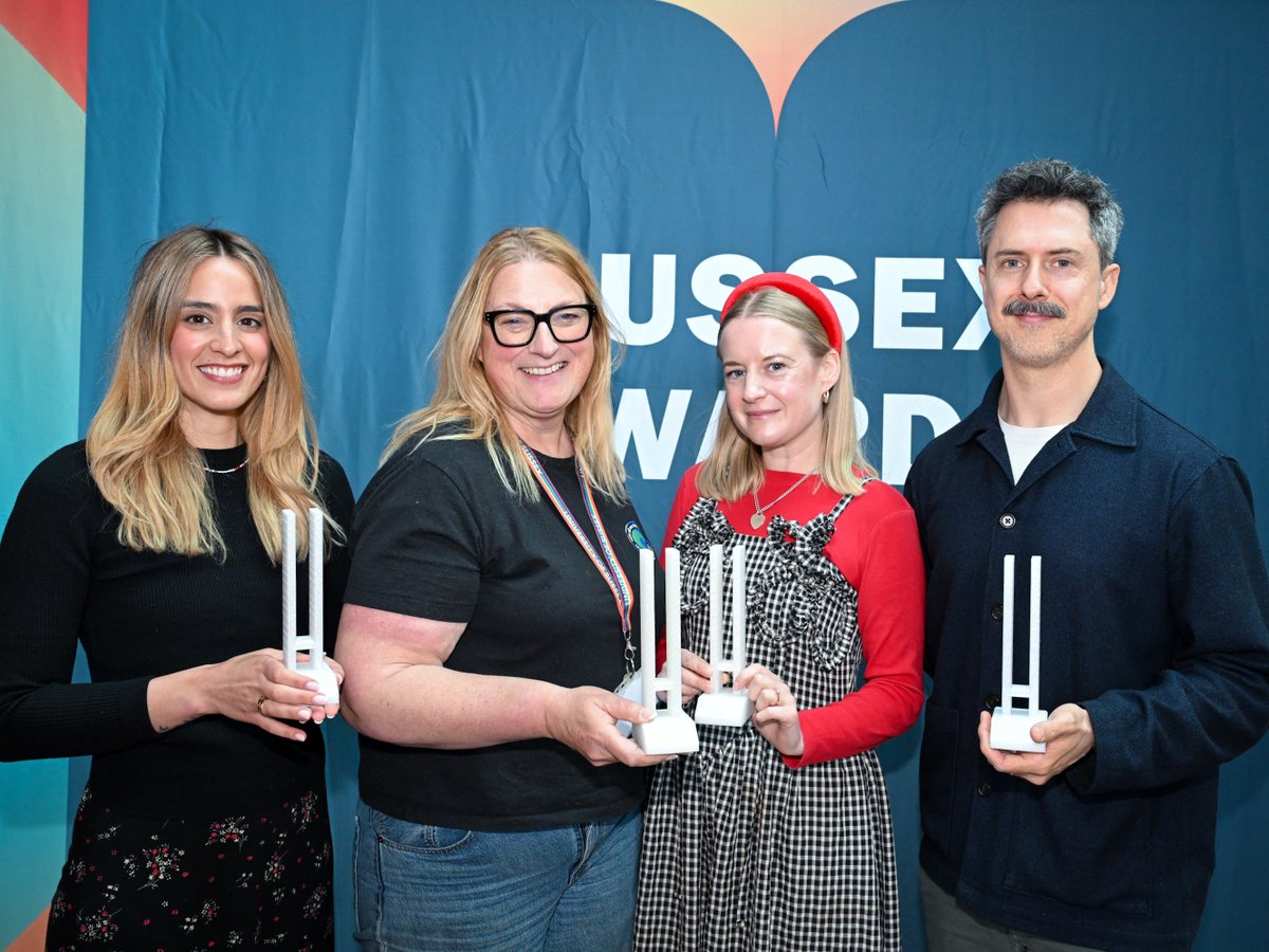 Sussex Researcher School (@sussexdocschool) on Twitter photo <a href="/SussexUniMAH/">School of Media, Arts and Humanities</a> <a href="/SussexGlobal/">Sussex Global๐ณ๏ธโ๐โ๐ฝโ๐พโ๐ฟ</a> <a href="/SussexLifeSci/">Sussex Life Sciences</a> <a href="/SussexLibOpen/">Sussex Open Research</a> <a href="/sussexreshive/">Sussex Research Hive ๐</a> <a href="/USSU/">University of Sussex Students' Union</a> <a href="/Sussex_Psych/">Sussex Psychology</a> <a href="/SussexUniESW/">School of Education & Social Work ๐ณ๏ธโ๐๐ช</a> <a href="/SussexLaw/">Sussex Law</a> <a href="/EngInfSussex/">Engineering and Informatics at Sussex</a> Great to see our Adam Weiler winners at the Sussex Awards last week being recognised for their impactful contribution to our research community. <a href="/SussexUniMAH/">School of Media, Arts and Humanities</a> <a href="/SussexGlobal/">Sussex Global๐ณ๏ธโ๐โ๐ฝโ๐พโ๐ฟ</a> <a href="/SussexLifeSci/">Sussex Life Sciences</a> <a href="/SussexLibOpen/">Sussex Open Research</a> <a href="/sussexreshive/">Sussex Research Hive ๐</a> <a href="/USSU/">University of Sussex Students' Union</a> <a href="/Sussex_Psych/">Sussex Psychology</a> <a href="/SussexUniESW/">School of Education & Social Work ๐ณ๏ธโ๐๐ช</a> <a href="/SussexLaw/">Sussex Law</a> <a href="/EngInfSussex/">Engineering and Informatics at Sussex</a> Great to see our Adam Weiler winners at the Sussex Awards last week being recognised for their impactful contribution to our research community.