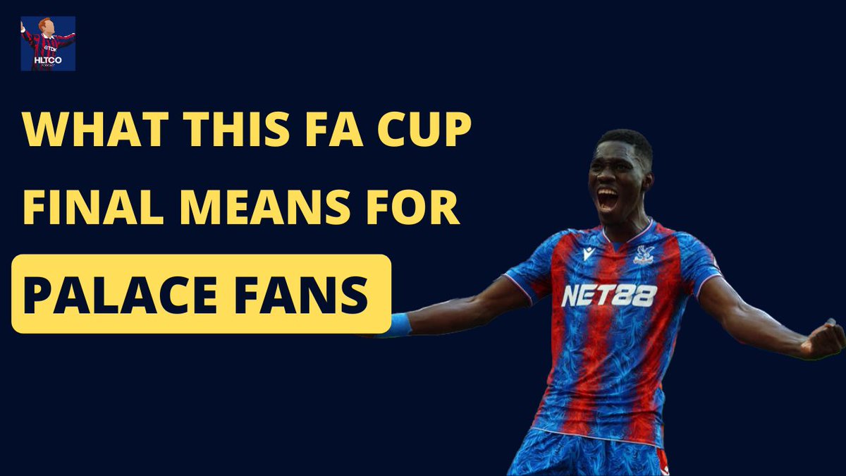 HLTCO's tweet image. Here you go then, my attempt to explain what this Saturday’s FA Cup Final means to all of us as Palace fans. 

Every one of our fans has a unique reason for loving our club as much as we do. If we win it, it’ll be the best day of my life.

Cheers. ❤️💙

youtu.be/vSmK2loqVNg