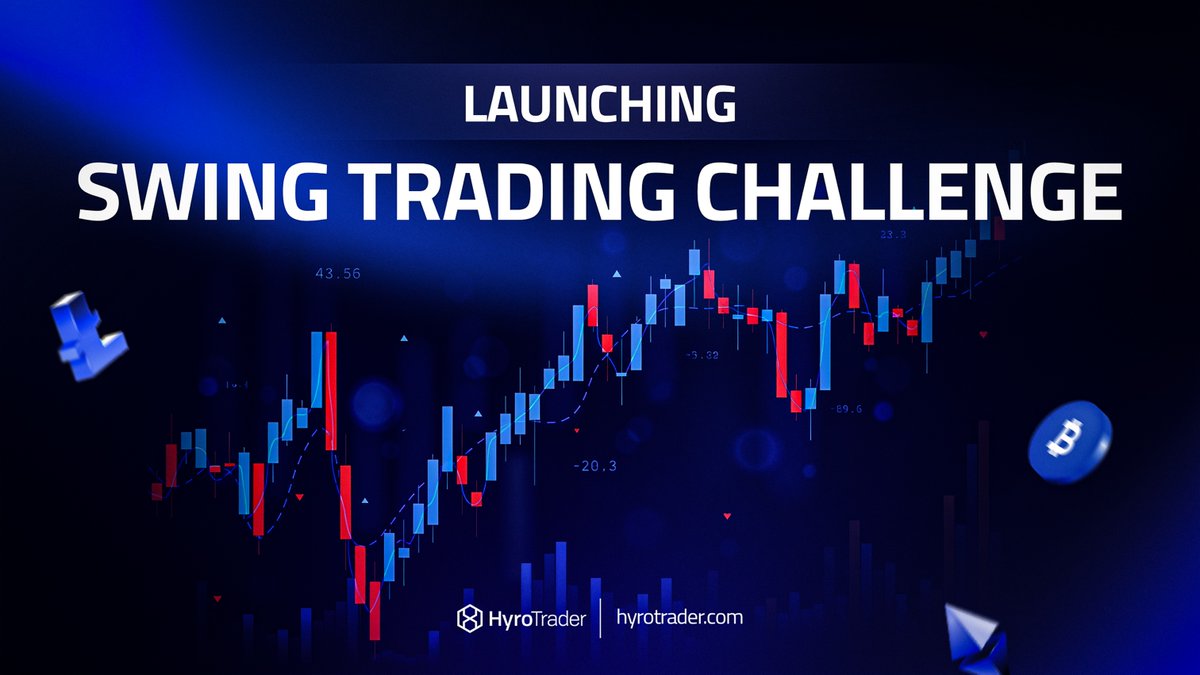 We’re launching a new Crypto Swing Trading Challenge next week. It’s designed for traders who prefer holding positions longer and want more consistent rules. The key feature is a fixed daily drawdown based on your starting balance. More stable. More predictable. Built for swing