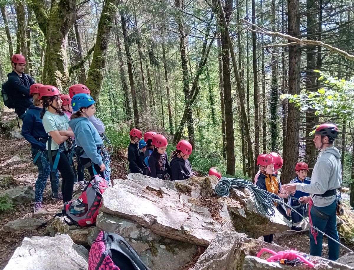 Rock climbing and abseiling this morning for Years 5 &amp;6! Lunch to refuel, then gorge walking and water fun this afternoon ☀️