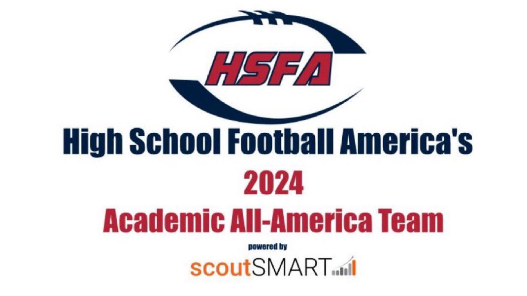 High School Football America (@hsfbamerica) on Twitter photo Congrats to the 6,200+ student-athletes honored on the 5th High School Football America Academic All-America Team, powered by <a href="/scoutSMART_/">scoutSMART®</a>.
On this🧵 get links to honorees in each state
This is 1/52 Congrats to the 6,200+ student-athletes honored on the 5th High School Football America Academic All-America Team, powered by <a href="/scoutSMART_/">scoutSMART®</a>.
On this🧵 get links to honorees in each state
This is 1/52
