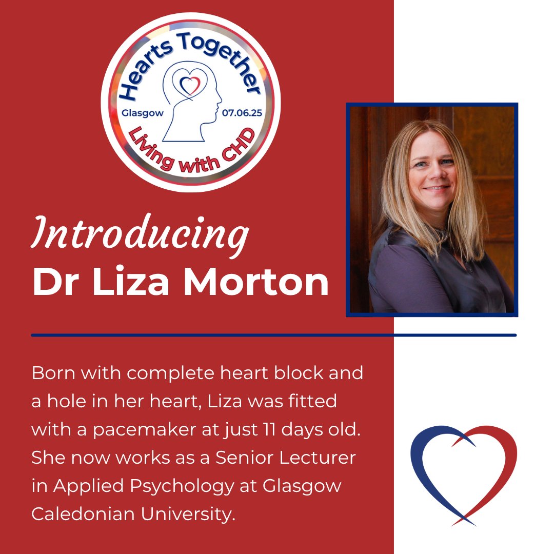 With only weeks to go until Hearts Together, it's time for our next announcement. Liza is a Chartered and Registered Counselling Psychologist with over 20 years’ experience. Born with complete heart block and a hole in her heart Liza was fitted with a pacemaker at 11 days old.