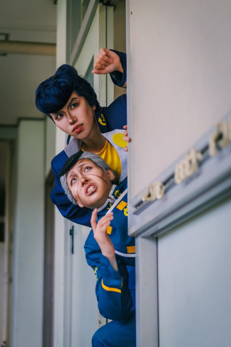 GOD_jose7's tweet photo. 【Cosplay】
JOJO part4

東方仗助…@ GOD_jose7 
虹村億泰…@amegentei 

photo…@_rumcamera_ https://t.co/zZ9Yj4iAzv