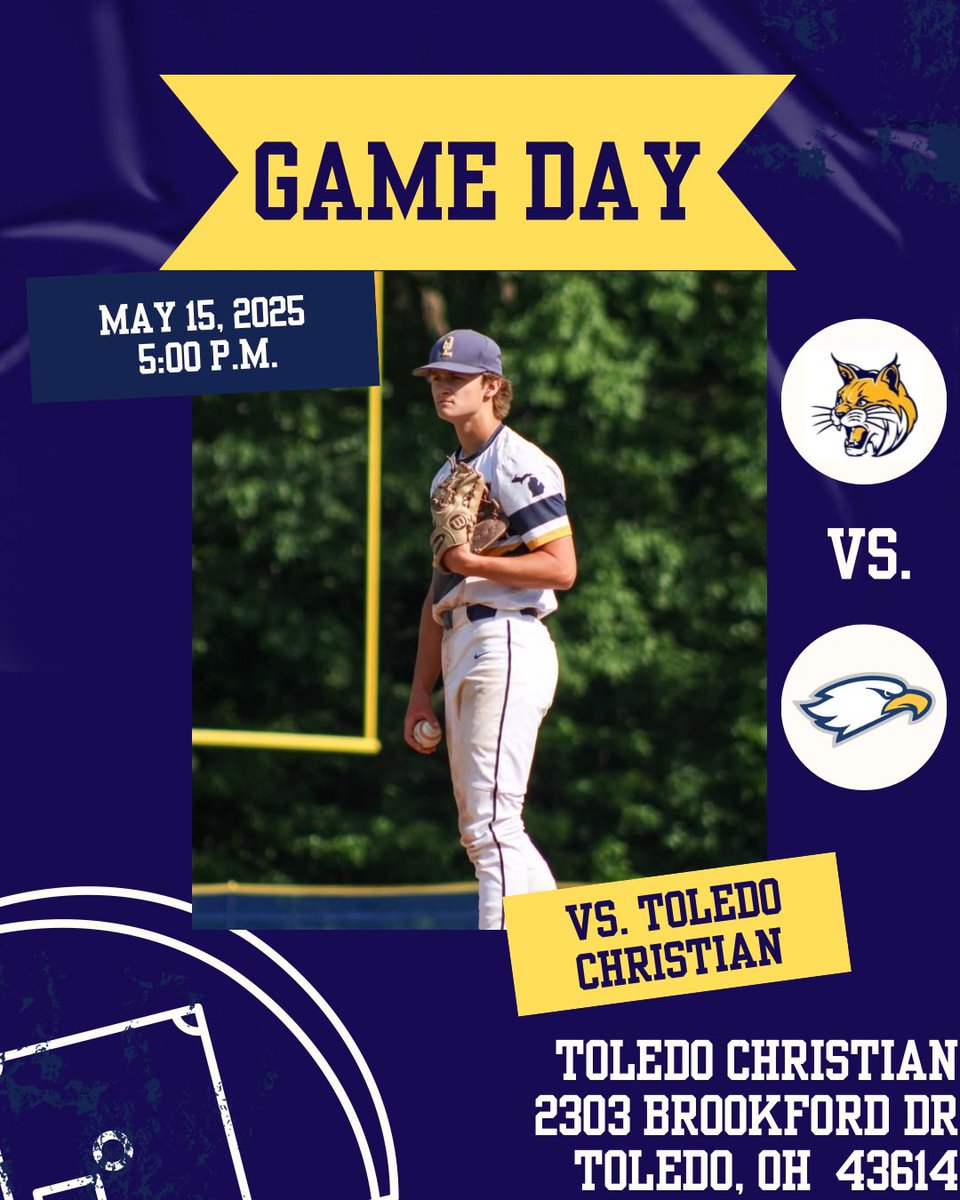 🚨GAME DAY🚨
🆚Toledo Christian
📍Toledo Christian Schools
⏰5:00 P.M.