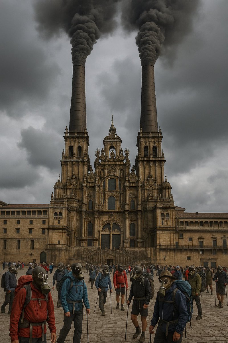 Se no medio da Ulloa si, por que non no medio do Obradoiro? Sería unha excelente carta de presentación para todos os peregrins coñecer as prioridades deste goberno.
#AltriNon ou #AltriSiPeroEnMadrí