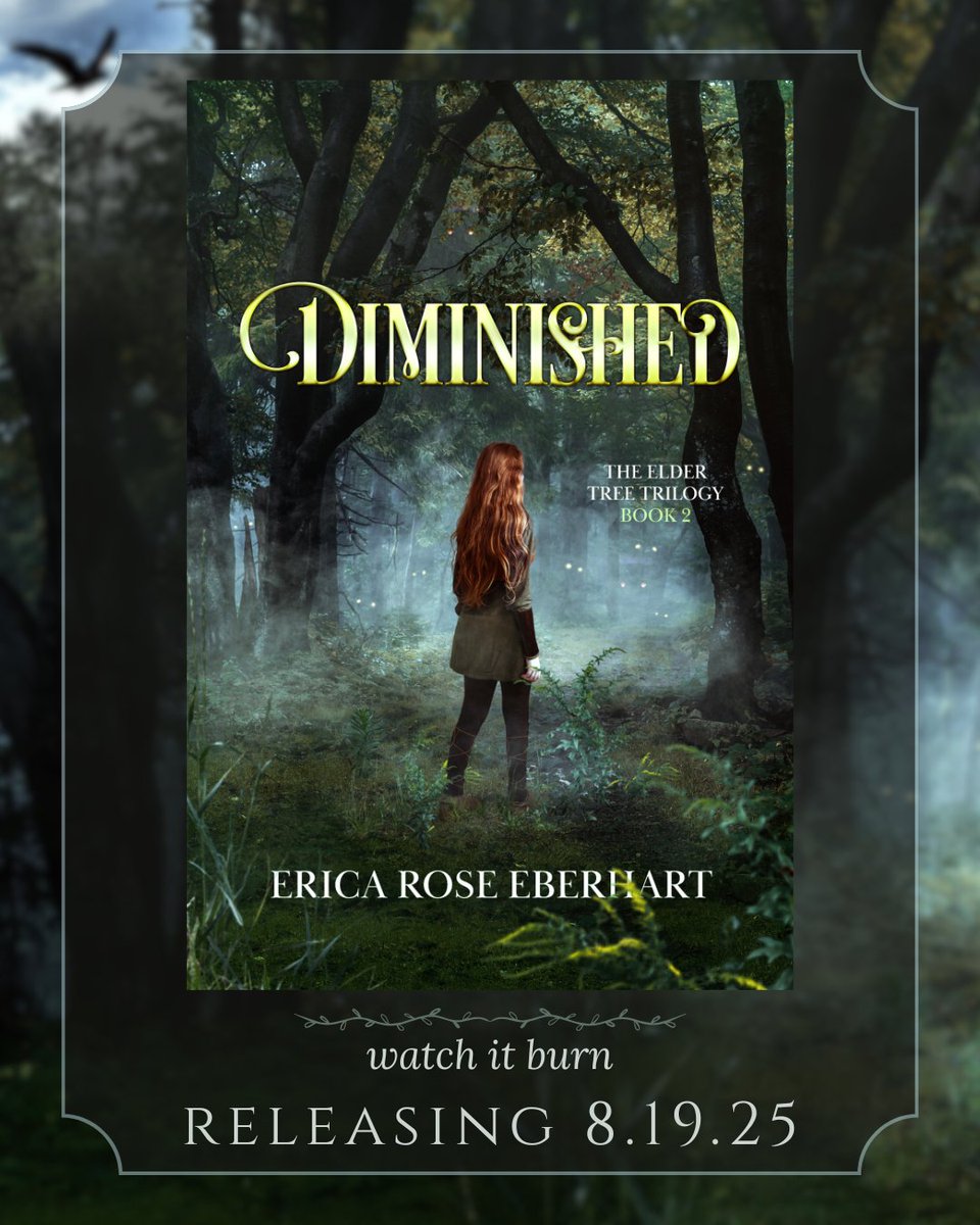 I am delighted to share the cover for my second novel, DIMINISHED! The beautiful cover was created by <a href="/triumphcovers/">Diana TC</a> and she executed my vision perfectly. 

If you haven't read book 1: it's half off on Kindle through tomorrow!
If you want to ARC read DIMINISHED: 🔗 below!