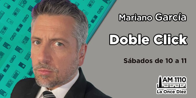 [10:00] YA COMIENZA #DobleClick

Todo el análisis de la información de la semana con <a href="/marianogarcia1/">Mariano García</a> por buenosaires.gob.ar/radiociudad