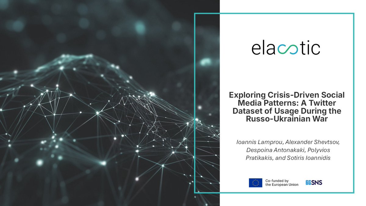 New publication by #ELASTIC partners analyzes 127M tweets from the Russo-Ukrainian War to study sentiment, toxicity &amp; military intel. 

Read full article: elasticproject.eu/new-publicatio…

#ELASTICproject #ASONAM2024 #OSINT