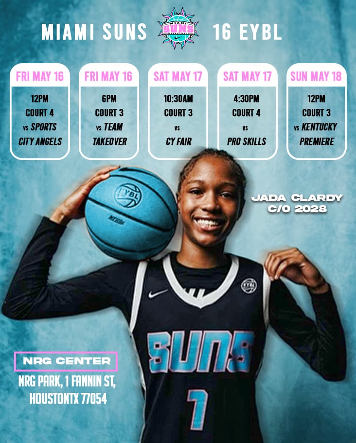 Catherine Jones (@da1catjones) on Twitter photo It's Go Time! Yall come check out my girl and her team this weekend! Session II, Houston we on the way! <a href="/MiamiSuns/">Miami Suns</a> <a href="/PGHFlorida/">Prep Girls Hoops Florida</a> <a href="/JadaClardy13_/">J A D A</a> <a href="/BTNScouting/">BTN Scouting</a> <a href="/JrAllStarFla/">Florida Jr. All-Star GBB</a> <a href="/NikeGirlsEYBL/">Nike Girls EYBL</a> #16uTeamLarkins It's Go Time! Yall come check out my girl and her team this weekend! Session II, Houston we on the way! <a href="/MiamiSuns/">Miami Suns</a> <a href="/PGHFlorida/">Prep Girls Hoops Florida</a> <a href="/JadaClardy13_/">J A D A</a> <a href="/BTNScouting/">BTN Scouting</a> <a href="/JrAllStarFla/">Florida Jr. All-Star GBB</a> <a href="/NikeGirlsEYBL/">Nike Girls EYBL</a> #16uTeamLarkins