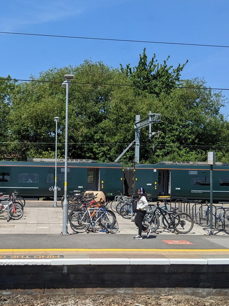 Bike + Train 

It's nice to have options for getting around without a car.
