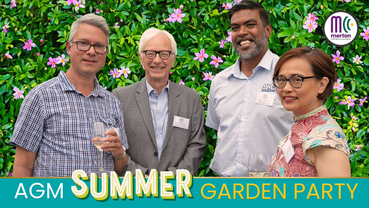 Merton Chamber (@mertonchamber) on Twitter photo πΏ Join us for the AGM Summer Garden Party!
π
Wed 18 June | π 5:30β9:00pm
π Hotel du Vin, Wimbledon
An evening of food, drinks & celebrating our successes over the year.
ποΈ From Β£35 β book now: mertonchamber.co.uk/event/agm-summβ¦
#MertonChamber #AGM2025 #Networking #WimbledonEvents πΏ Join us for the AGM Summer Garden Party!
π
Wed 18 June | π 5:30β9:00pm
π Hotel du Vin, Wimbledon
An evening of food, drinks & celebrating our successes over the year.
ποΈ From Β£35 β book now: mertonchamber.co.uk/event/agm-summβ¦
#MertonChamber #AGM2025 #Networking #WimbledonEvents