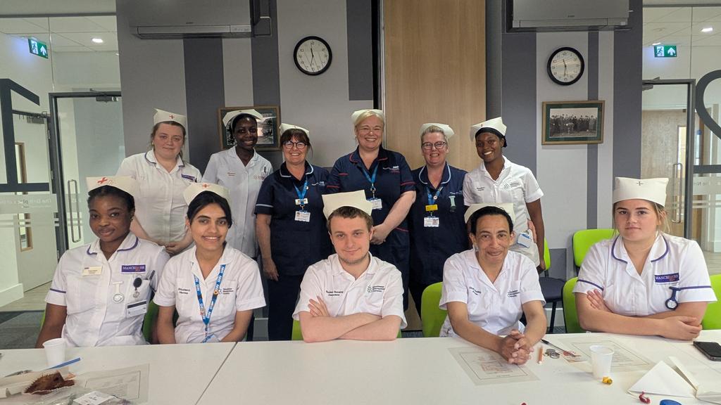 MFT Pre-Reg Education Team (@mft_pret) on Twitter photo Celebrating International Nurses Day with our learners at Trafford Hospital today!
We enjoyed quizzes, craft activities & celebrated with snacks.
<a href="/MMUPBLTutors/">Practice-Based Learning Team @MMUHPSC</a> <a href="/NMSW_UG/">UoM Nursing & Midwifery</a> Celebrating International Nurses Day with our learners at Trafford Hospital today!
We enjoyed quizzes, craft activities & celebrated with snacks.
<a href="/MMUPBLTutors/">Practice-Based Learning Team @MMUHPSC</a> <a href="/NMSW_UG/">UoM Nursing & Midwifery</a>