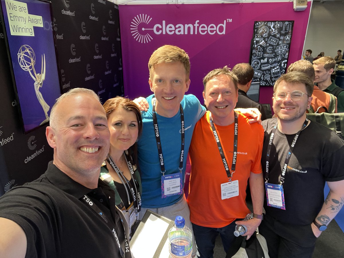 We were very pleased to meet the lovely <a href="/cleanfeedNET/">Cleanfeed</a> guys at #MPTS2025. 
(&amp; thanks for taking our feedback on board🤞)