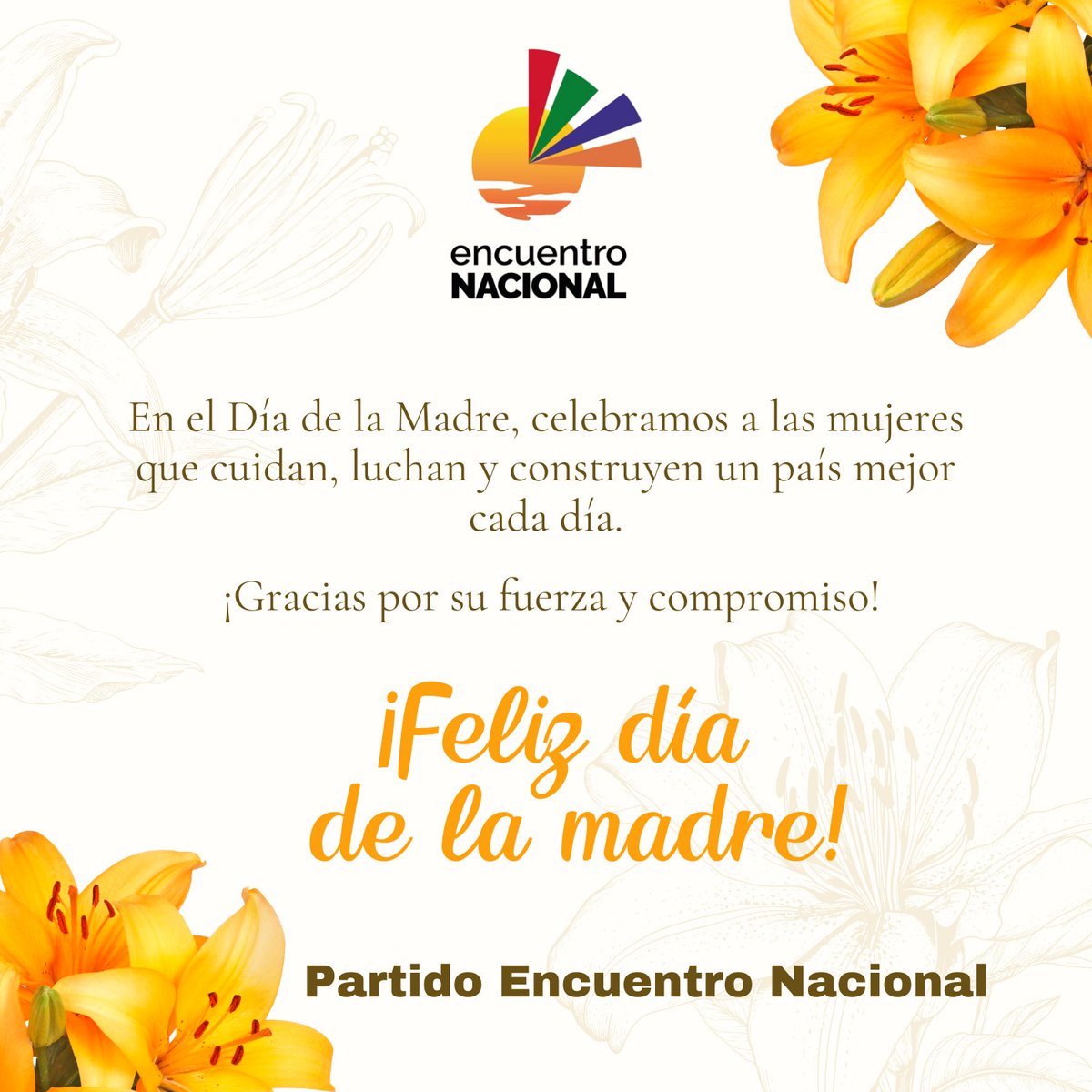 Feliz día a todas las madres del Paraguay! 🥰💛🌞