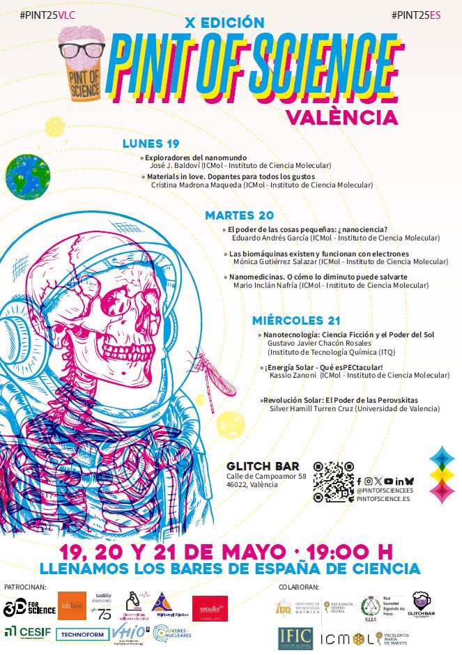 ITQ (UPV-CSIC) (@itq_upvcsic) on Twitter photo 🎉 El ITQ (UPV-CSIC) se suma al brindis por la ciencia en el <a href="/pintofscienceES/">Pint of Science ES</a>
Los investigadores del ITQ (UPV-CSIC), <a href="/JosepAlbero/">Josep Albero Sancho</a> y Gustavo Chacón, participan en la X edición del festival de divulgación científica Pint of Science.
ℹ️ itq.upv-csic.es/noticia/itq-up… 🎉 El ITQ (UPV-CSIC) se suma al brindis por la ciencia en el <a href="/pintofscienceES/">Pint of Science ES</a>
Los investigadores del ITQ (UPV-CSIC), <a href="/JosepAlbero/">Josep Albero Sancho</a> y Gustavo Chacón, participan en la X edición del festival de divulgación científica Pint of Science.
ℹ️ itq.upv-csic.es/noticia/itq-up…