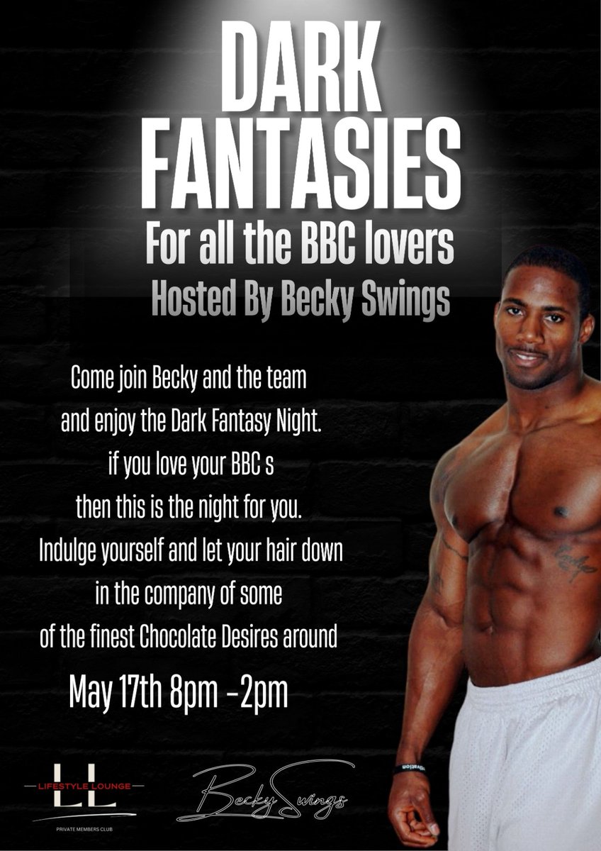 π₯π₯Becky Swings / Mistress Rebeca π₯π₯ (@mistress_rebeca) on Twitter photo Don't forget i am hosting my first BBC event at the lifestyle lounge <a href="/Red_Ammunition_/">Red Ammunition</a> this Saturday. This one is for all you BBC lovers. Come and indulge in everything big and black
I know I will.
Doors open at 8 pm
Lifestyle Lounge
206 Liverpool Rd
Eccles
M30 0PF Don't forget i am hosting my first BBC event at the lifestyle lounge <a href="/Red_Ammunition_/">Red Ammunition</a> this Saturday. This one is for all you BBC lovers. Come and indulge in everything big and black
I know I will.
Doors open at 8 pm
Lifestyle Lounge
206 Liverpool Rd
Eccles
M30 0PF