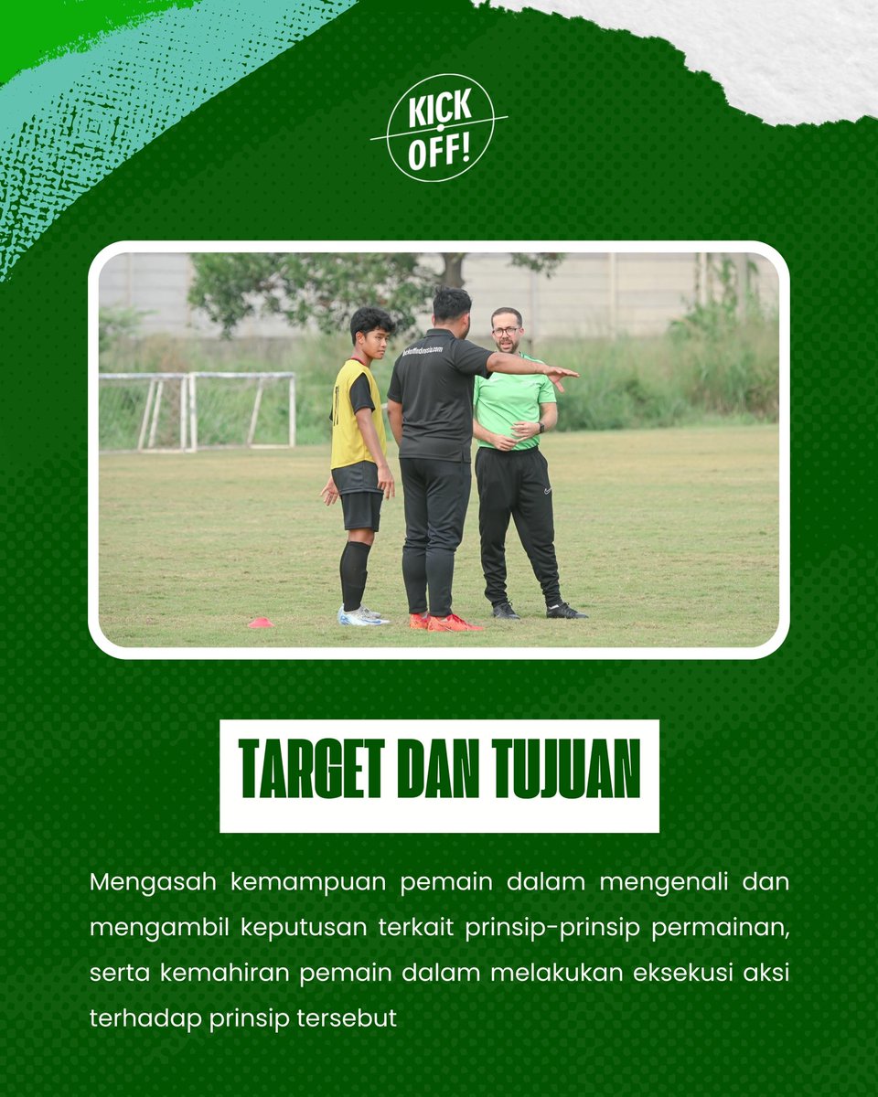 kickoffid's tweet image. Latihan yang memiliki fokus pada pengembangan individu jadi program andalan dari kami dan @ekkonomethod untuk akademi di klub Liga 1 #kickoffmethod #ekkonomethod #individualdevelopment