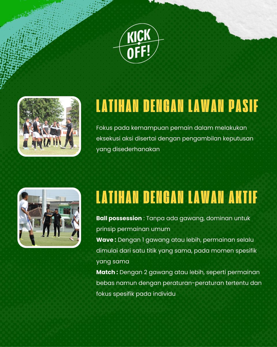 kickoffid's tweet image. Latihan yang memiliki fokus pada pengembangan individu jadi program andalan dari kami dan @ekkonomethod untuk akademi di klub Liga 1 #kickoffmethod #ekkonomethod #individualdevelopment