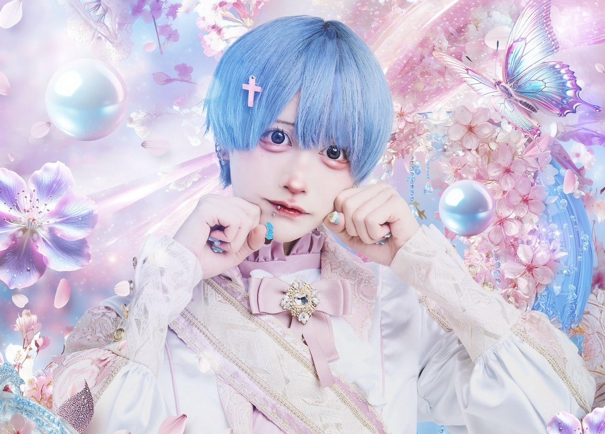 メンバー公開】➃ 🌸ふう 🩵@sakusaku__fuu 🌸担当カラー 水色 🩵2001