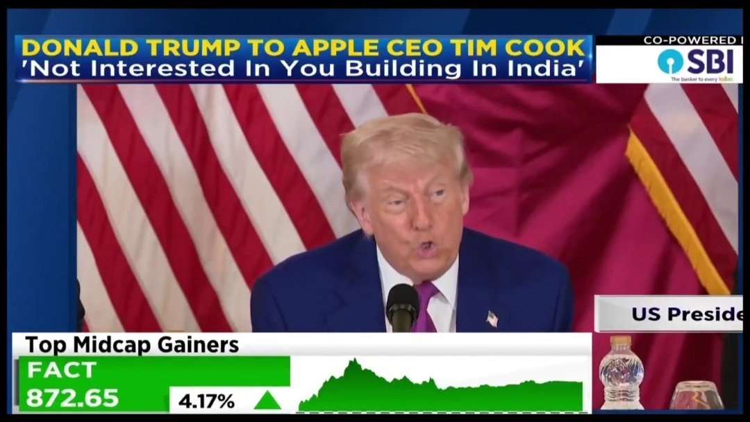 CaSmartvivek's tweet image. मैंने apple के ceo से कहा है कि भारत मे निर्माण ना करें - डोनाल्ड ट्रम्प 

जब से भारतीय सेना ने F16 को उड़ाया तब से बुढऊ कि भाषा ही बदल गयी है.