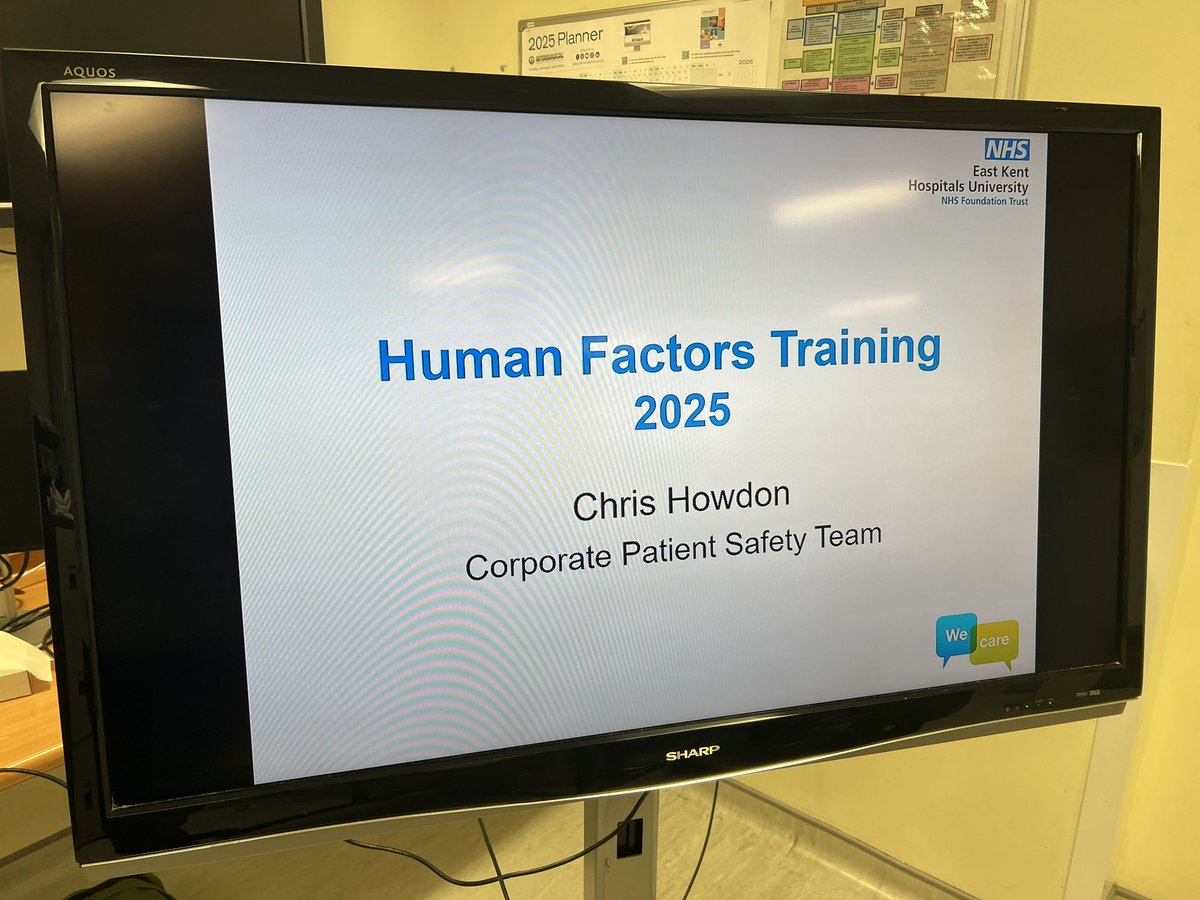 Chris Howdon (@howdonc) on Twitter photo EJHUFT William Harvey Hospital main theatres Human Factors Really engaging staff with great Challenges lots of learning EJHUFT William Harvey Hospital main theatres Human Factors Really engaging staff with great Challenges lots of learning