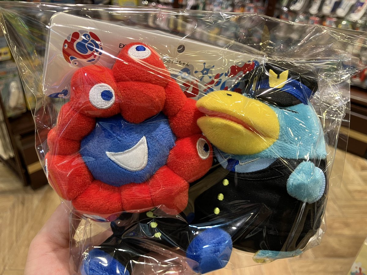EXPO2025 ミャクミャク カモノハシのイコちゃん】駅員さんぬいぐるみセット 🔴再入荷🔵 かわいいぬいぐるみが再入荷してますよぉ〜✨😆✨ こちらは