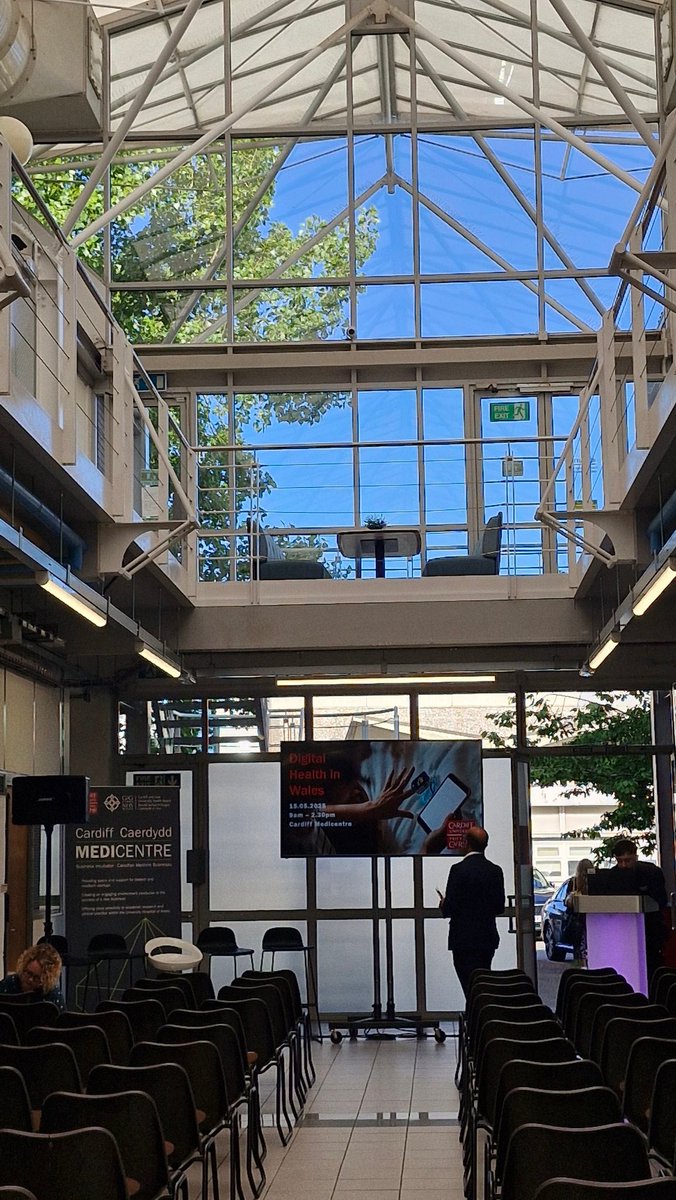 Out promoting #Wales #digital #type2diabetes management and prevention programmes.  @cardiffmedicentre for the Digital Health in Wales conference. 
#digitalhealth
#diabeteseducation 
#digitalhealthinwales
#Wales