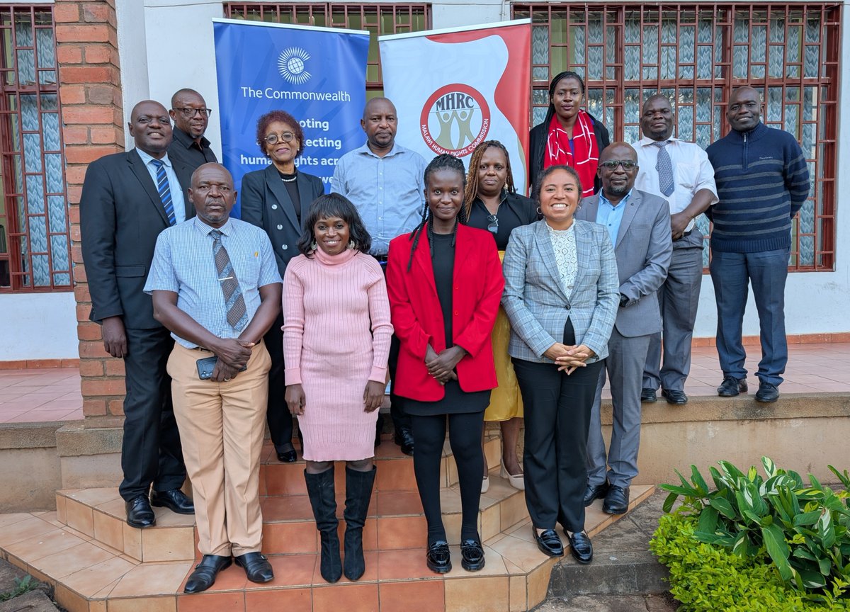 The Commonwealth (@commonwealthsec) on Twitter photo This week, #CommonwealthHRU held a capacity-building session in Lilongwe with <a href="/HumanRightsMW/">Malawi Human Rights Commission</a>, Commissioners and staff to boost human rights protection in #Malawi.
Chair Chikondi Chijozi expressed appreciation for the continued partnership with the #Commonwealth Secretariat. This week, #CommonwealthHRU held a capacity-building session in Lilongwe with <a href="/HumanRightsMW/">Malawi Human Rights Commission</a>, Commissioners and staff to boost human rights protection in #Malawi.
Chair Chikondi Chijozi expressed appreciation for the continued partnership with the #Commonwealth Secretariat.