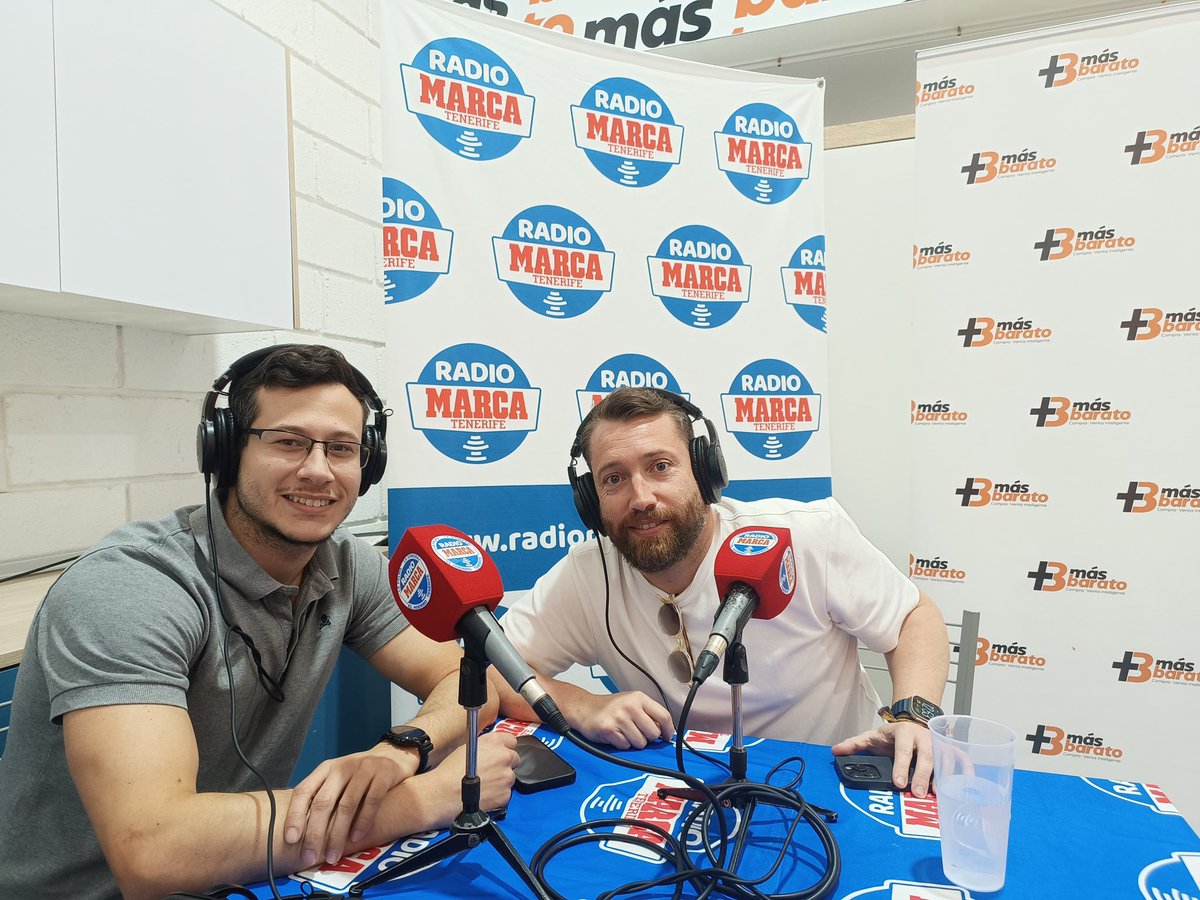 Radio MARCA Tenerife (@radiomarcatfe) on Twitter photo 👋⚽️ En #ADiarioLive continuamos desde #MásBaratoTenerife con nuevos protagonistas dentro del deporte y saludamos a #HectorArbelo, entrenador del <a href="/LasCuevecitasFS/">Las Cuevecitas F.S.</a>, y a <a href="/ja_casalderrey/">JA Casalderrey</a>. 👋⚽️ En #ADiarioLive continuamos desde #MásBaratoTenerife con nuevos protagonistas dentro del deporte y saludamos a #HectorArbelo, entrenador del <a href="/LasCuevecitasFS/">Las Cuevecitas F.S.</a>, y a <a href="/ja_casalderrey/">JA Casalderrey</a>.