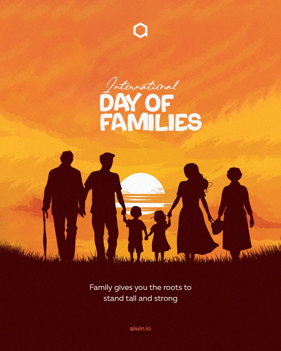 AlwinTechnology's tweet photo. ๐ท Celebrating the Pillars of Our Lives ๐ท
On this International Day of Families, we honour the bonds that shape us โ the love, support, and strength only family can give
#wealwin #internationaldayoffamilies #familymatters #supportandstrength #strongertogether #family https://t.co/FhZAnPN1Vx