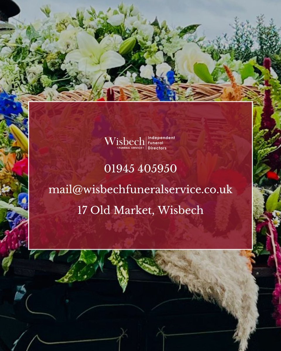 Wisbech Funeral Service (@funeralwisbech) on Twitter photo We are available 24/7 should you need to contact us.
🌐wisbechfuneralservice.co.uk
📞01945 405950
✉️ mail@wisbechfuneralservice.co.uk
#wisbechfuneralservice We are available 24/7 should you need to contact us.
🌐wisbechfuneralservice.co.uk
📞01945 405950
✉️ mail@wisbechfuneralservice.co.uk
#wisbechfuneralservice