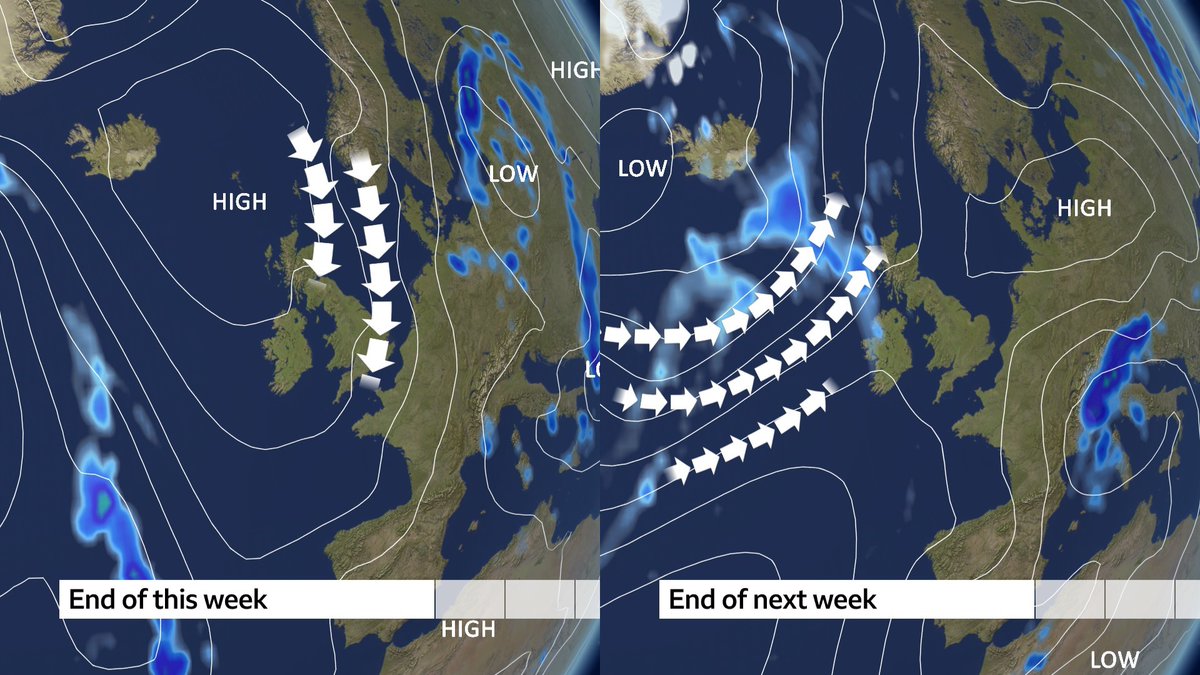 When is it going to rain?

High pressure and cooler NE winds will continue for a while.
No significant change until end of next week at the earliest when Atlantic winds could start to bring some rain.