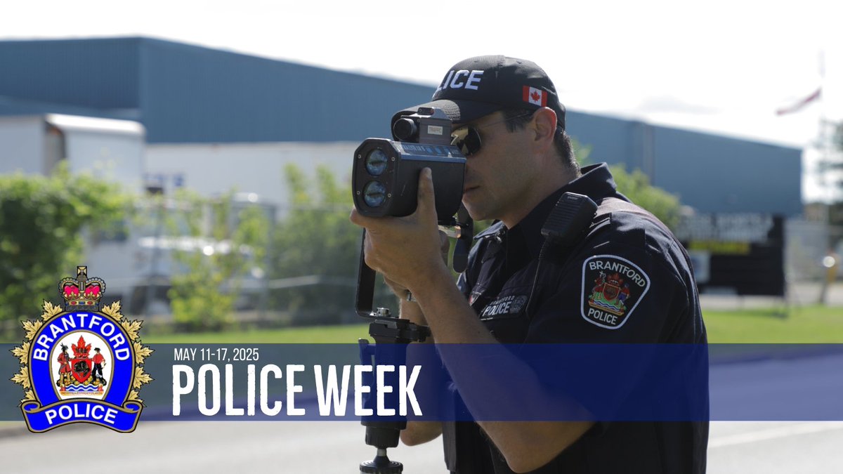 Safety starts on our streets. From traffic enforcement and road safety education to crime prevention and emergency response, we are committed to keeping our neighborhoods safe and welcoming for everyone. Let’s keep Brantford safe—together. #PoliceWeekON