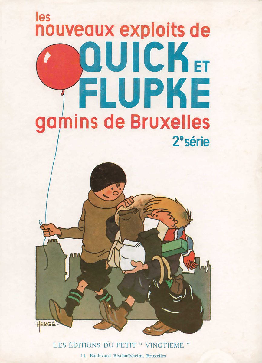 La Galerie Champaka met à l'honneur les deux célèbres gamins de Bruxelles!🤓

Du 22 mai au 14 juin 2025, retrouvez-y une exposition présentant un florilège de la production "quicketflupkesienne" d’Hergé tout au long des années 1930.

Pour plus d'informations :