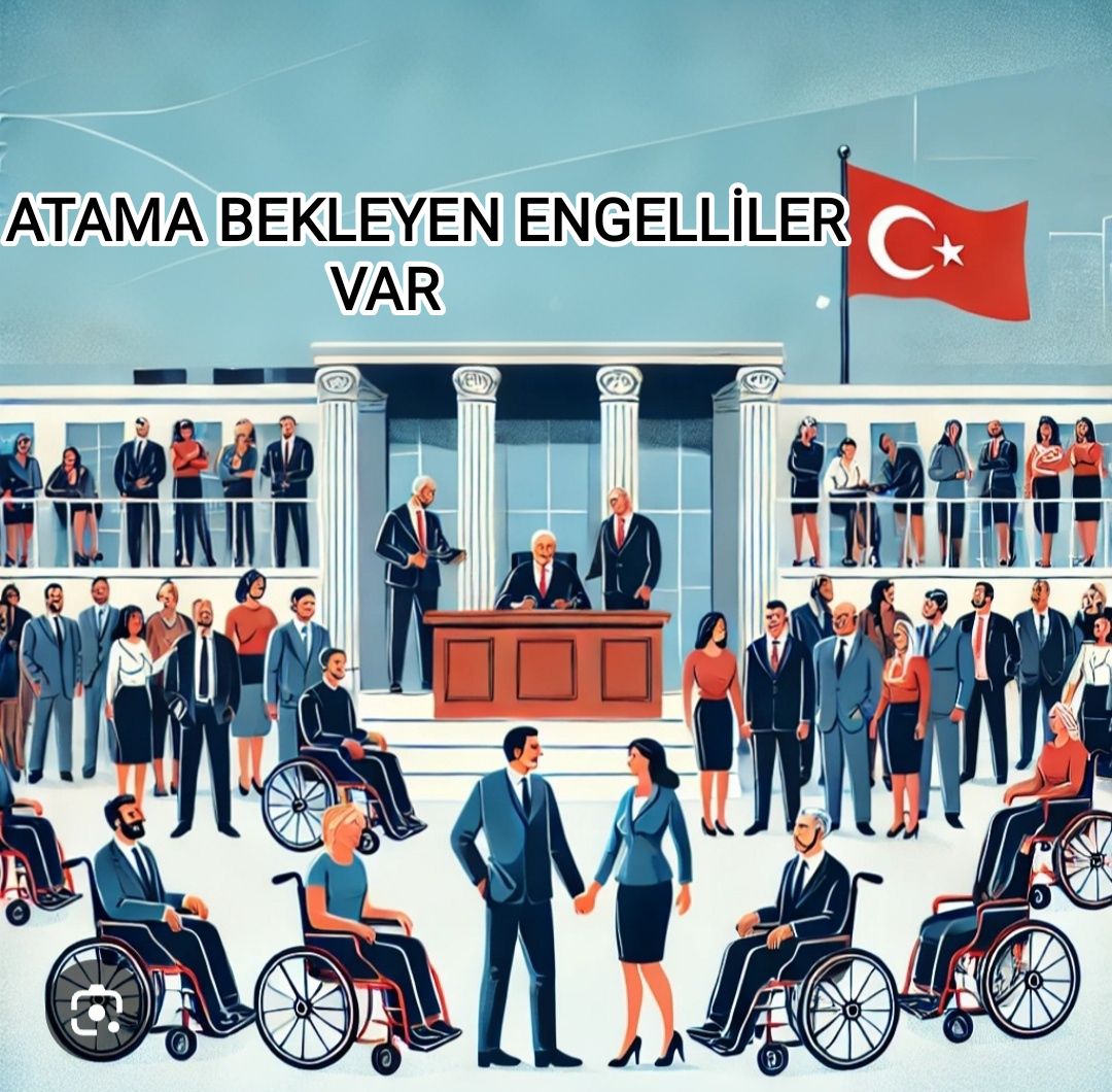 <a href="/isikhanvedat/">Prof. Dr. Vedat Işıkhan</a> Sosyal devlet demek, engellisine sahip çıkmak demektir.
EKPSS ile hak ettiğimiz atamayı bekliyoruz.
Bu özel haftada sesimizi duyun, yüzümüzü güldürün.
<a href="/RTErdogan/">Recep Tayyip Erdoğan</a>
<a href="/memetsimsek/">Mehmet Simsek</a>
<a href="/isikhanvedat/">Prof. Dr. Vedat Işıkhan</a>
<a href="/MahinurOzdemir/">Mahinur Özdemir Göktaş</a>
<a href="/cbsbb/">T.C. Cumhurbaşkanlığı Strateji ve Bütçe Başkanlığı</a>
#EngelliHaftasındaAtamaMüjdesi