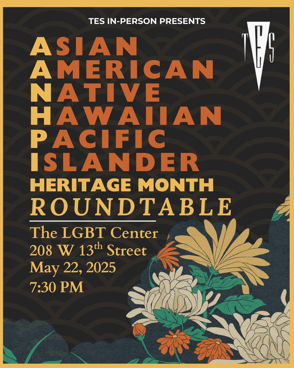 This Thursday, May 22nd: TES AANHPI Roundtable Discussion. Celebrating diversity, sharing impact. Join us to listen and learn! #AANHPIRoundtable #CommunityLove #DiversityandInclusion