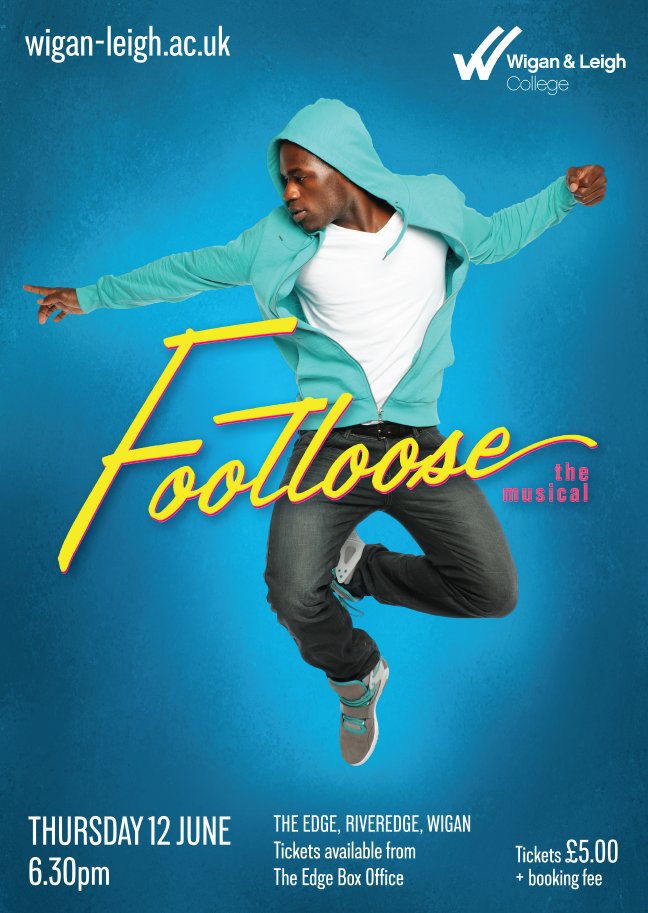 Tickets are now available to buy for our upcoming show - Footloose the musical.

See our amazing Performing Arts students on stage at <a href="/TheEdgeWigan/">TheEdge</a> on Thursday 12 June from 6.30pm.

Get your tickets now: quaytickets.com/theedge/en-GB/…