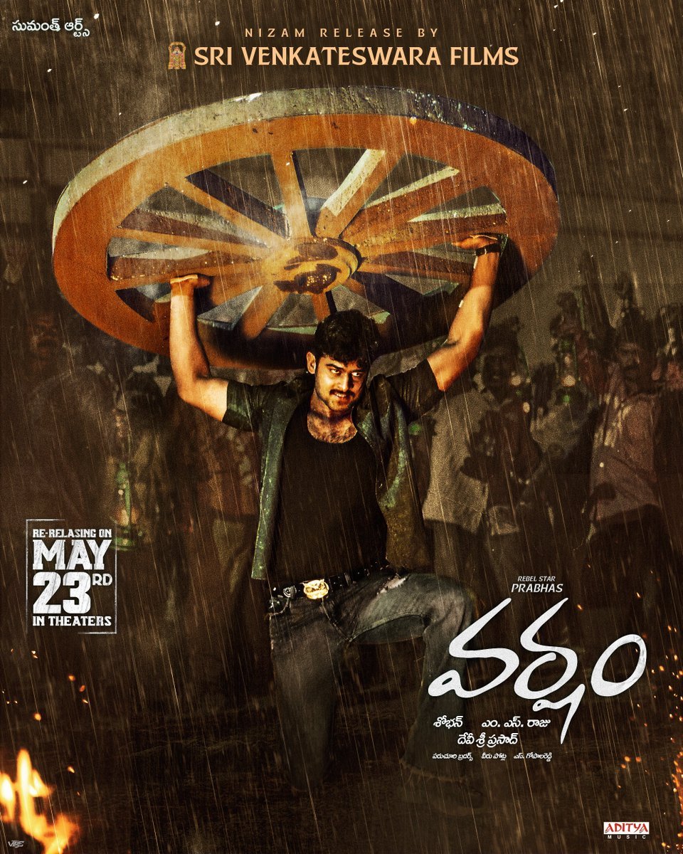 PrabhasRaju's tweet photo. Nearly 6,000 tickets sold for the #Varsham4K re-release with fewer than 15 shows opened, 8 DAYS before release🔥

An excellent start for a 3rd party release without any occasion—especially for a film that has already been re-released twice. Go Grab your tickets now! #Prabhas https://t.co/FwXKxdEmB5