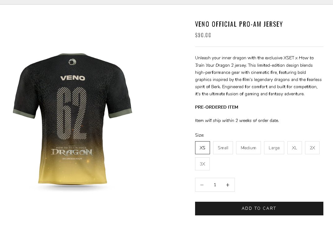 XSET Veno tweet media