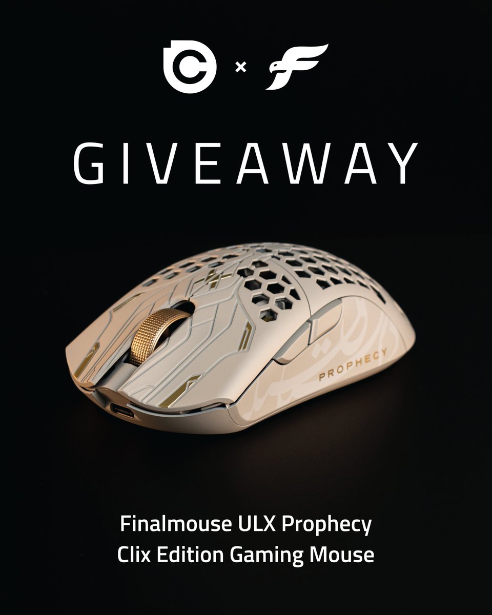 To celebrate our partnership with Finalmouse, we’re giving away a <a href="/Clix/">Clix</a> ULX Prophecy to one lucky winner!

🔗 shorturl.at/s1BRL

All you have to do to win is:
🔁 Repost this
💬 Comment below what game you’ll be playing with the mouse
✅ Must be following @Chillblast

Ts &amp;