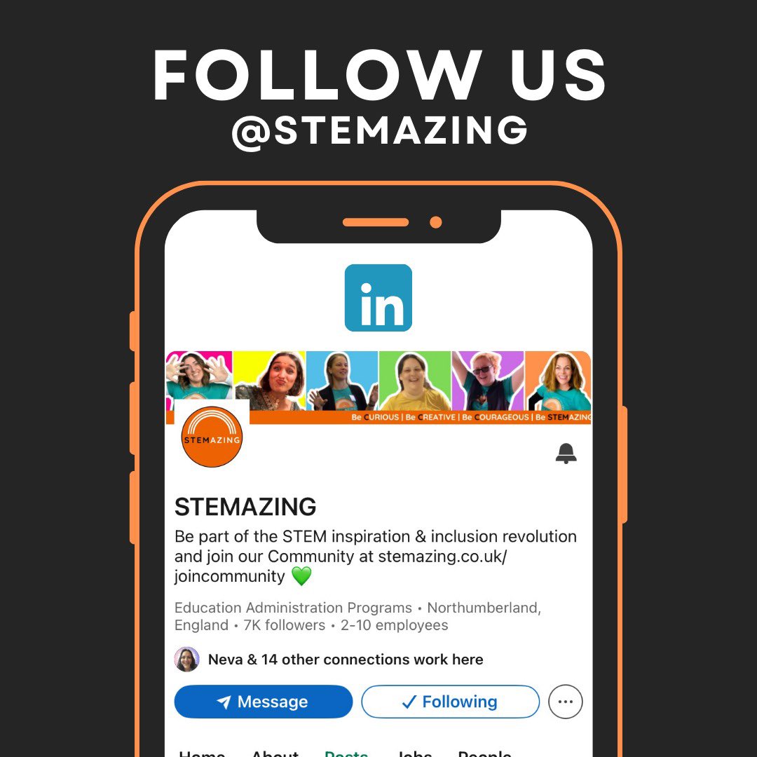 STEMAZING (@stemazing1) on Twitter photo We are streamlining our social media platforms which means we will no longer be posting on Instagram, Twitter or Facebook. We will be focusing all of our efforts solely on LinkedIn!
Please join us over on LinkedIn <a href="/STEMAZING/">STEMazing!</a> 🧡
linkedin.com/company/stemaz… We are streamlining our social media platforms which means we will no longer be posting on Instagram, Twitter or Facebook. We will be focusing all of our efforts solely on LinkedIn!
Please join us over on LinkedIn <a href="/STEMAZING/">STEMazing!</a> 🧡
linkedin.com/company/stemaz…