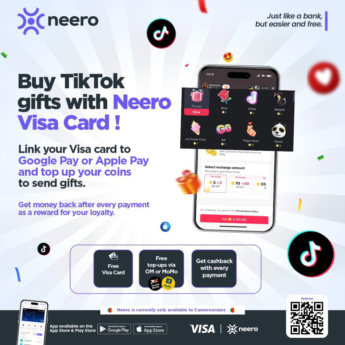 Let’s make it interesting! Do you want to gift some TikTok mutuals and don’t know how? Well, Neero is here! Get the app now and set it up!!! Easy and reliable stuff😁🔥
#ItsOnlyOnNeero