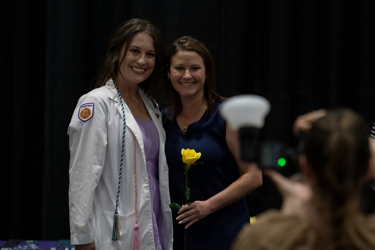 LSUEunice's tweet image. On Wednesday evening, we celebrated our Nursing graduates at their annual pinning ceremony. Congratulations on making all the hard work and hours spent count! We can't wait to see what is next in your future!