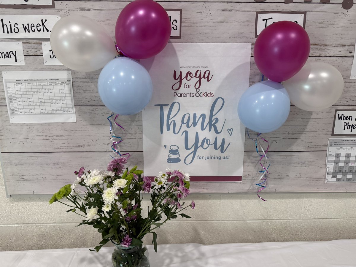 Welcoming families in for a Yoga morning!